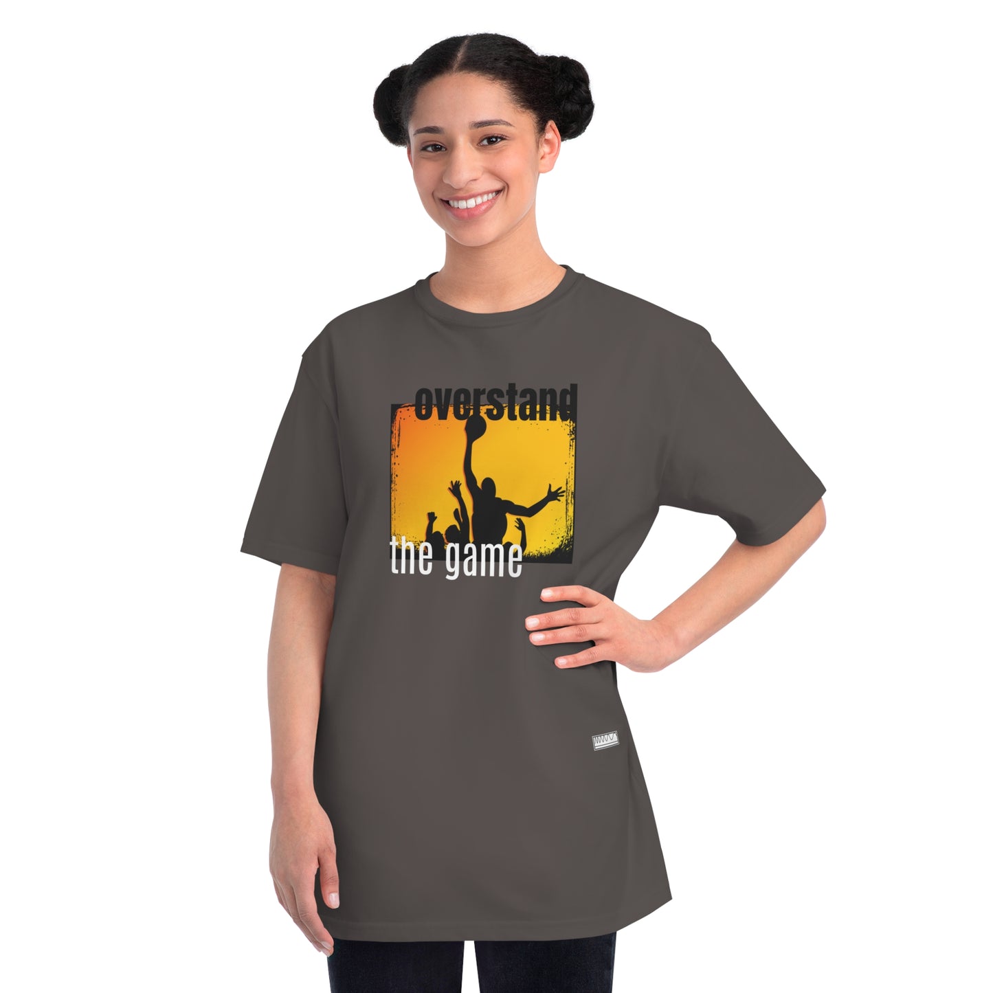 Unisex Cotton Overstand The Game Tee, Sustainable Sports Shirt