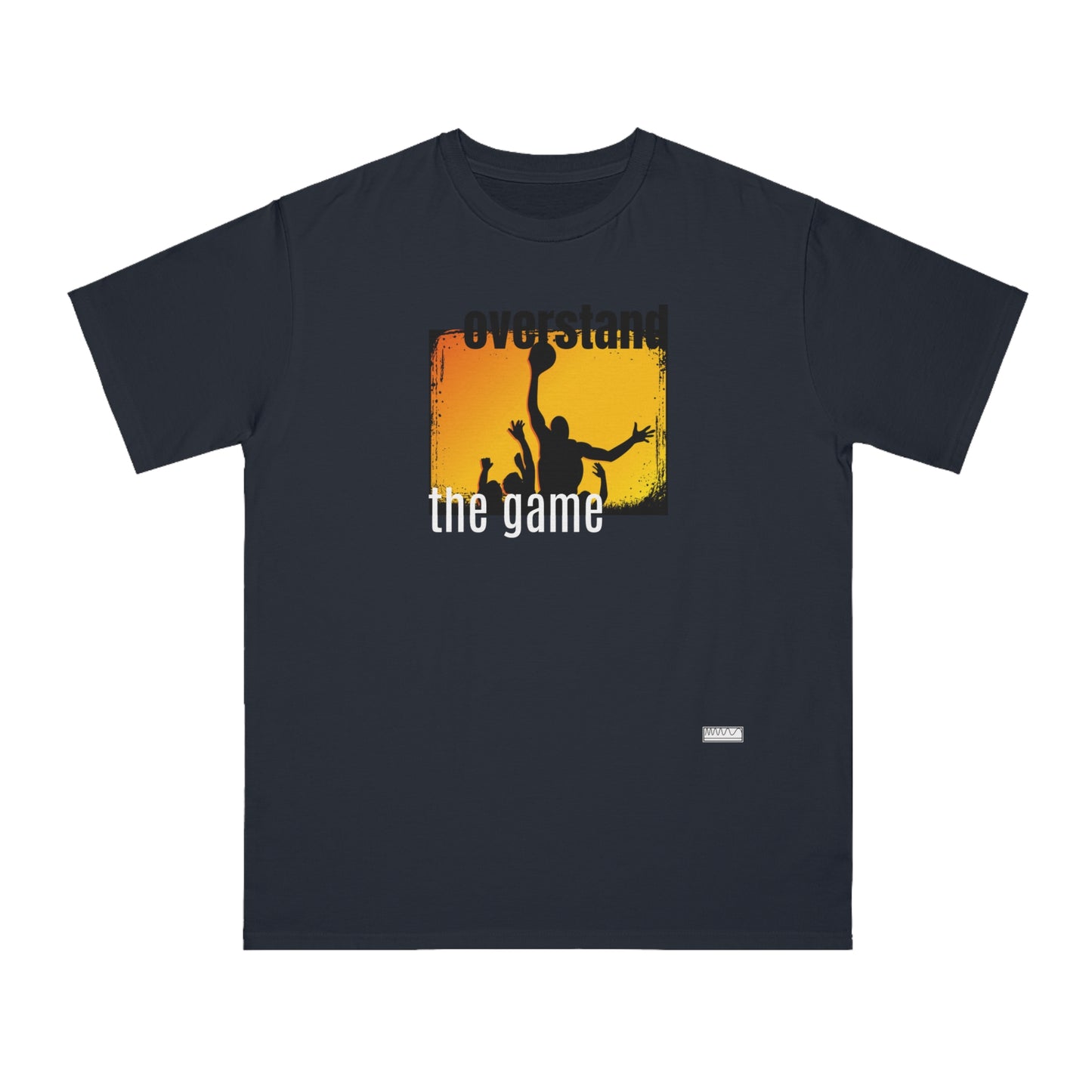 Unisex Cotton Overstand The Game Tee, Sustainable Sports Shirt