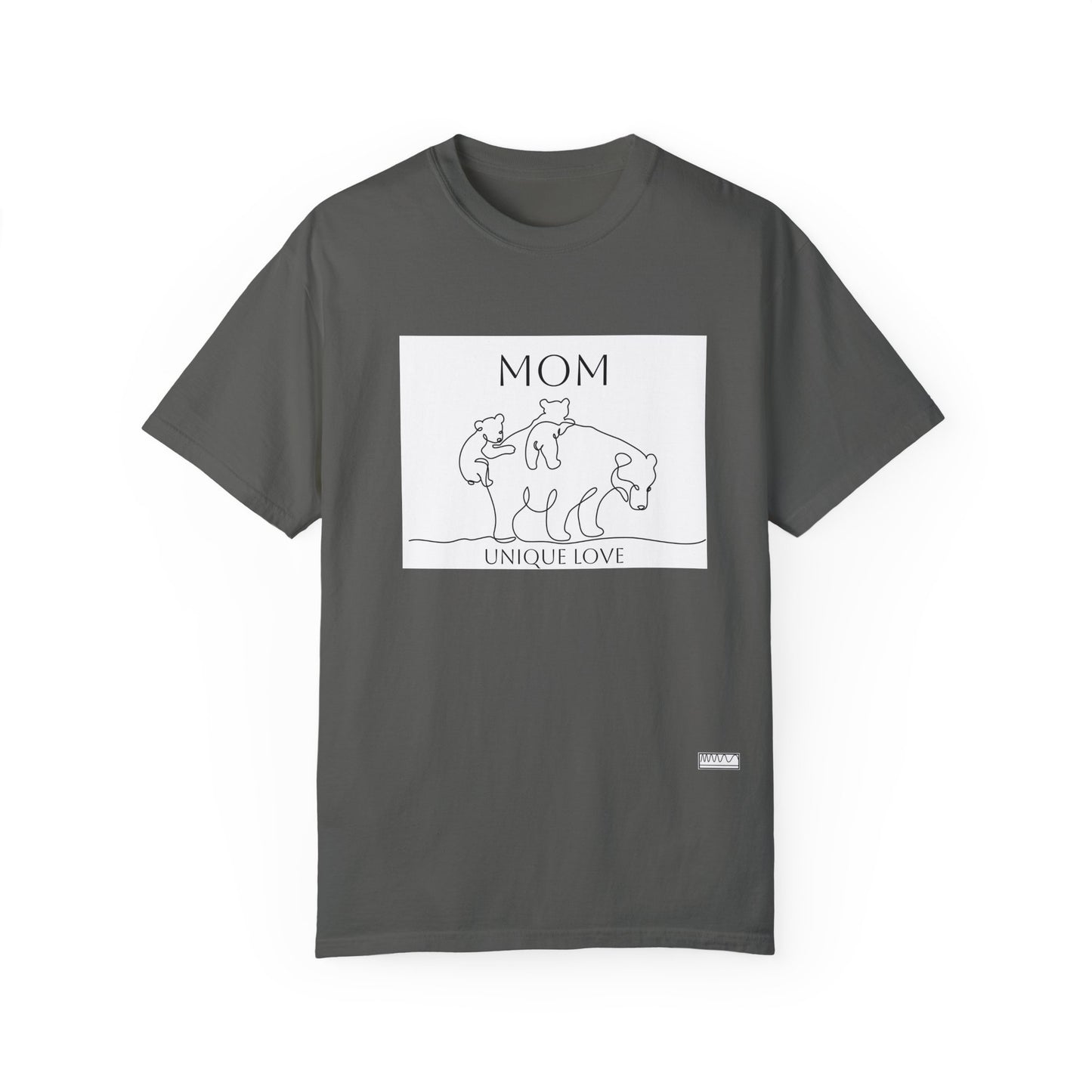 Unique Love Mom T-Shirt - Unisex Garment-Dyed Tee for Mother’s Day