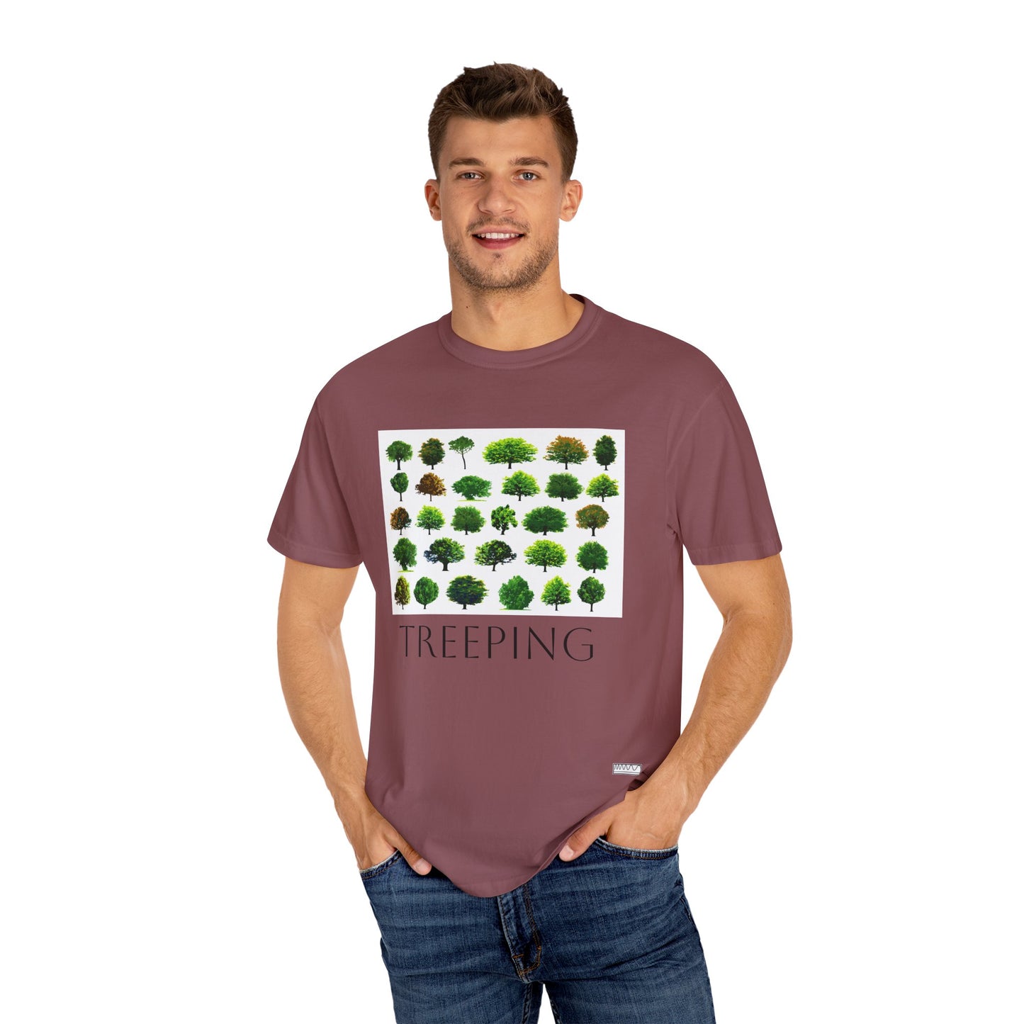Unisex Cotton Treeping Tee, Sustainable Shirt