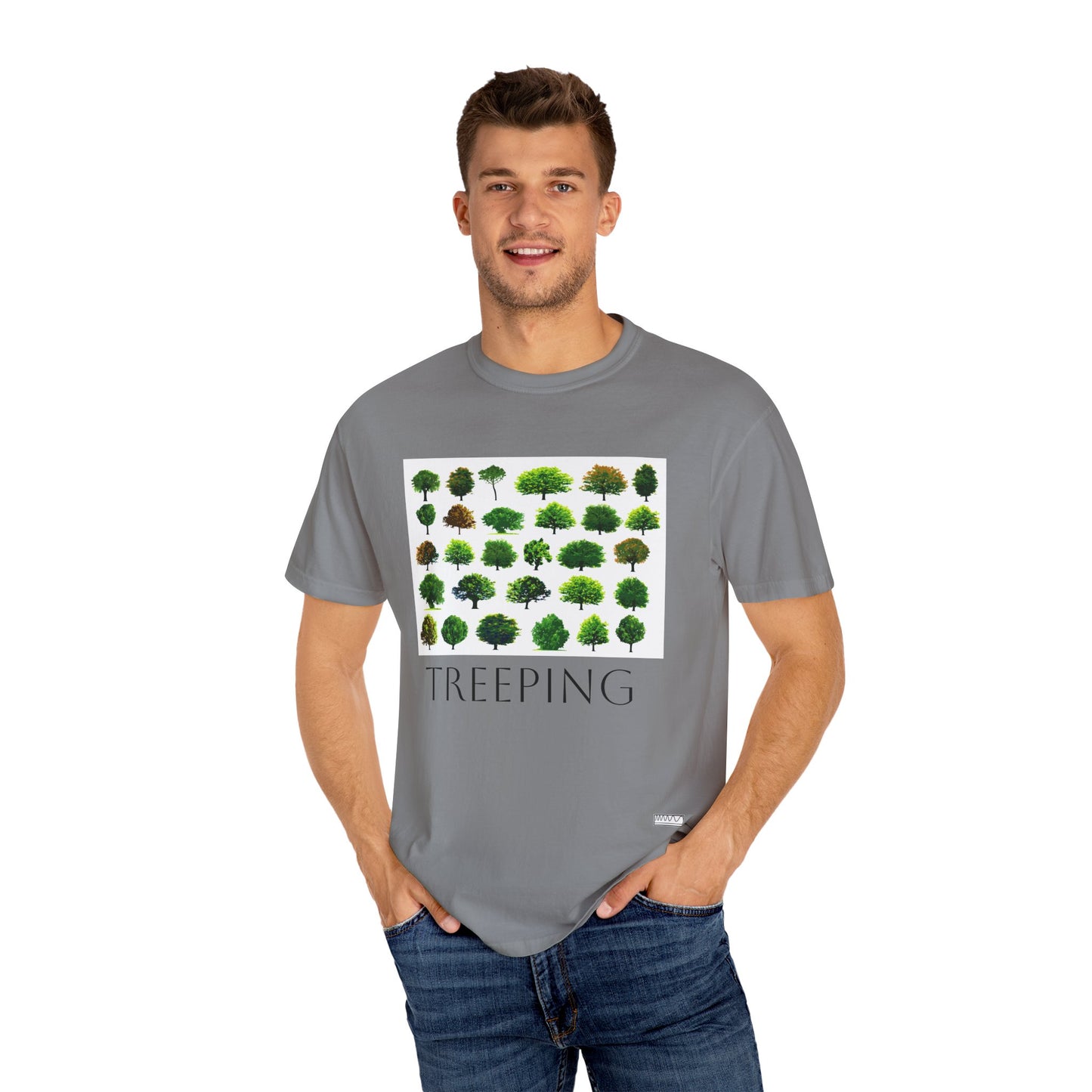 Unisex Cotton Treeping Tee, Sustainable Shirt