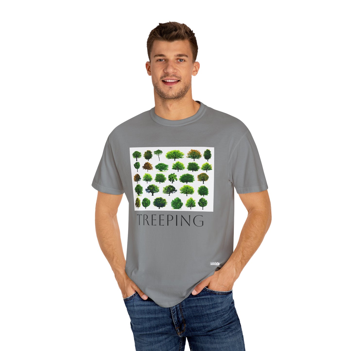 Unisex Cotton Treeping Tee, Sustainable Shirt