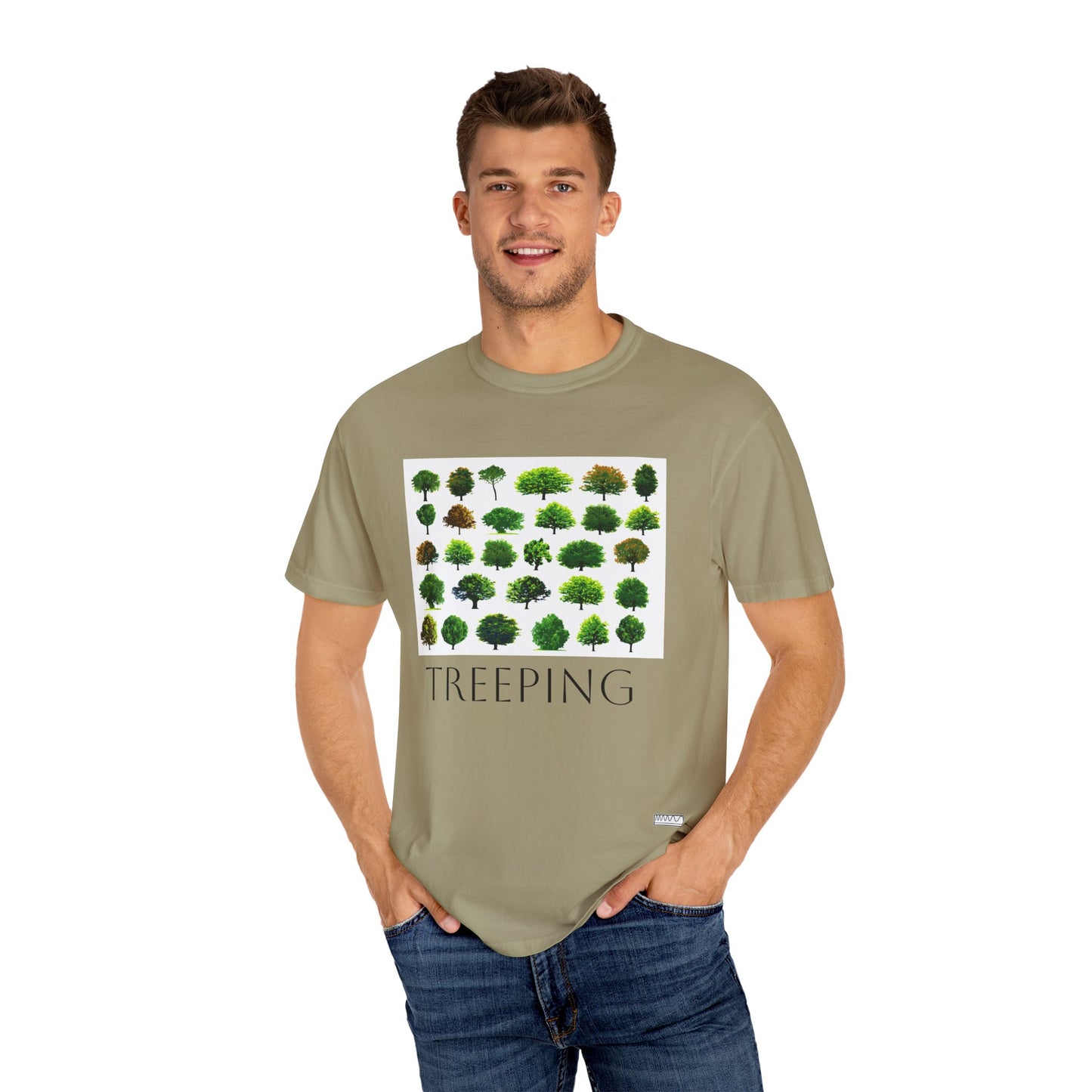 Unisex Cotton Treeping Tee, Sustainable Shirt