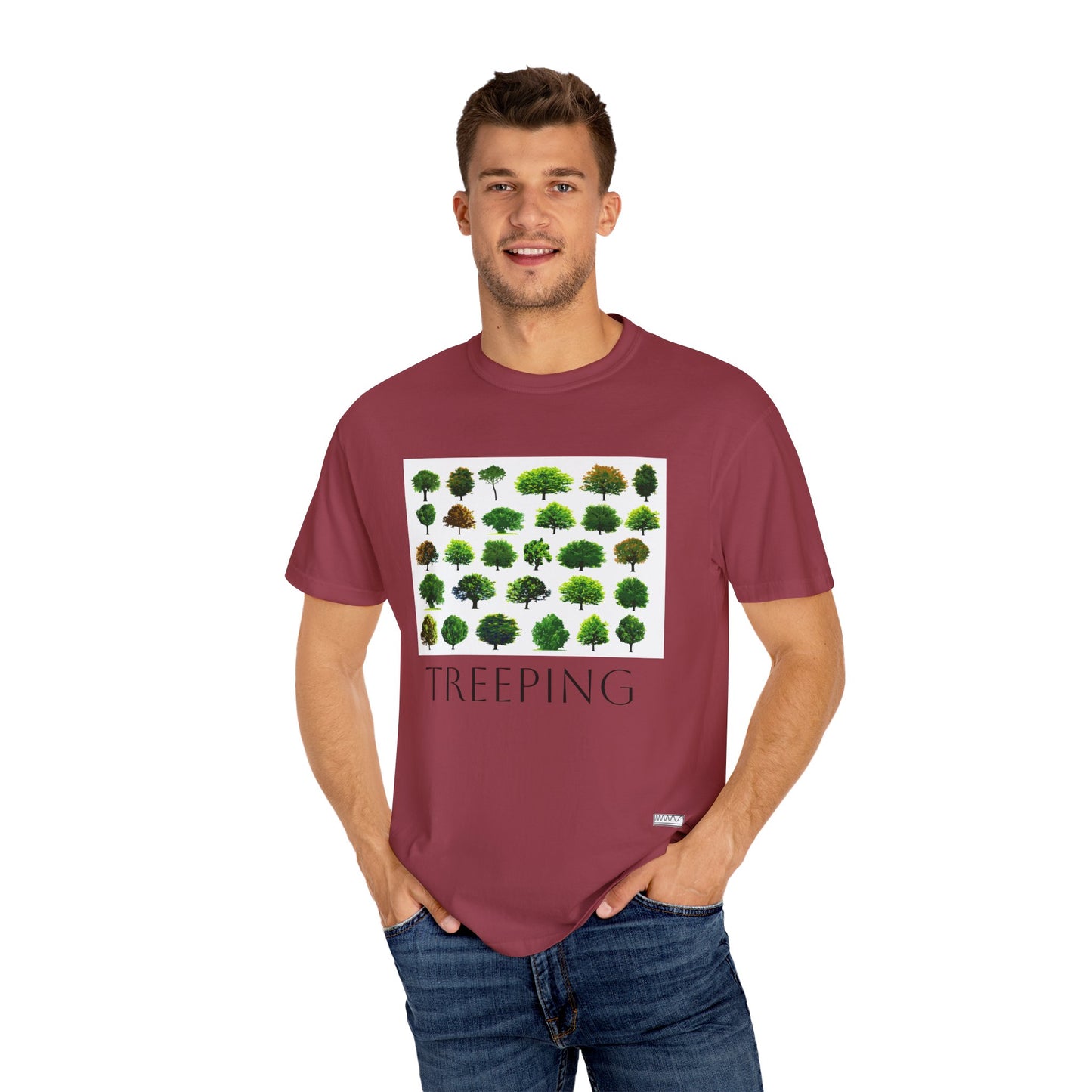 Unisex Cotton Treeping Tee, Sustainable Shirt
