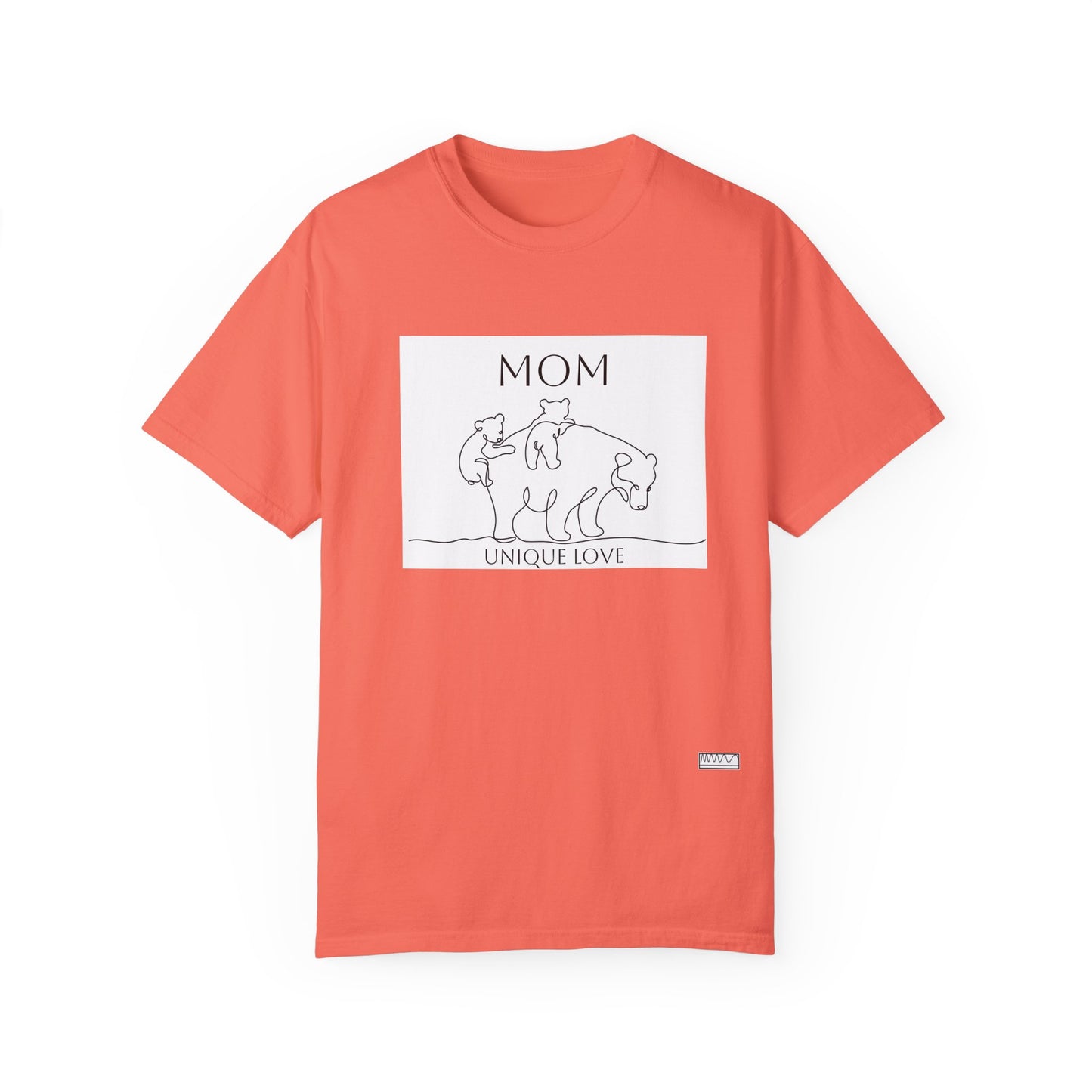 Unique Love Mom T-Shirt - Unisex Garment-Dyed Tee for Mother’s Day