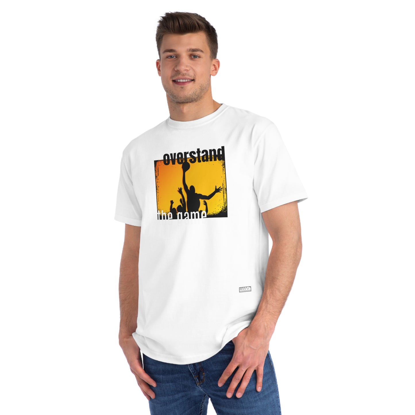 Unisex Cotton Overstand The Game Tee, Sustainable Sports Shirt