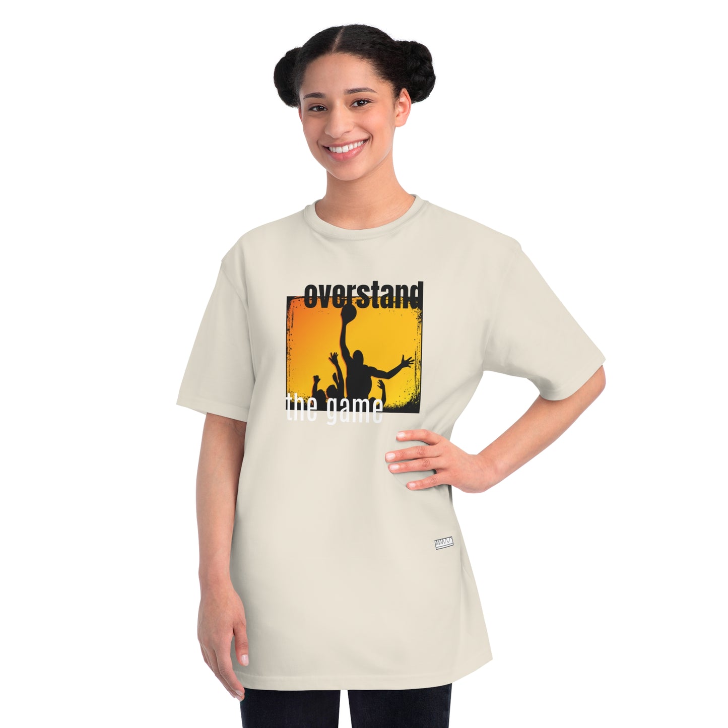 Unisex Cotton Overstand The Game Tee, Sustainable Sports Shirt