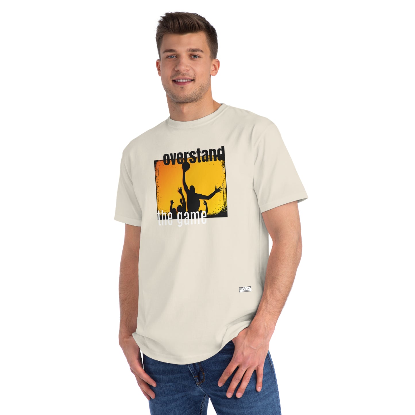 Unisex Cotton Overstand The Game Tee, Sustainable Sports Shirt