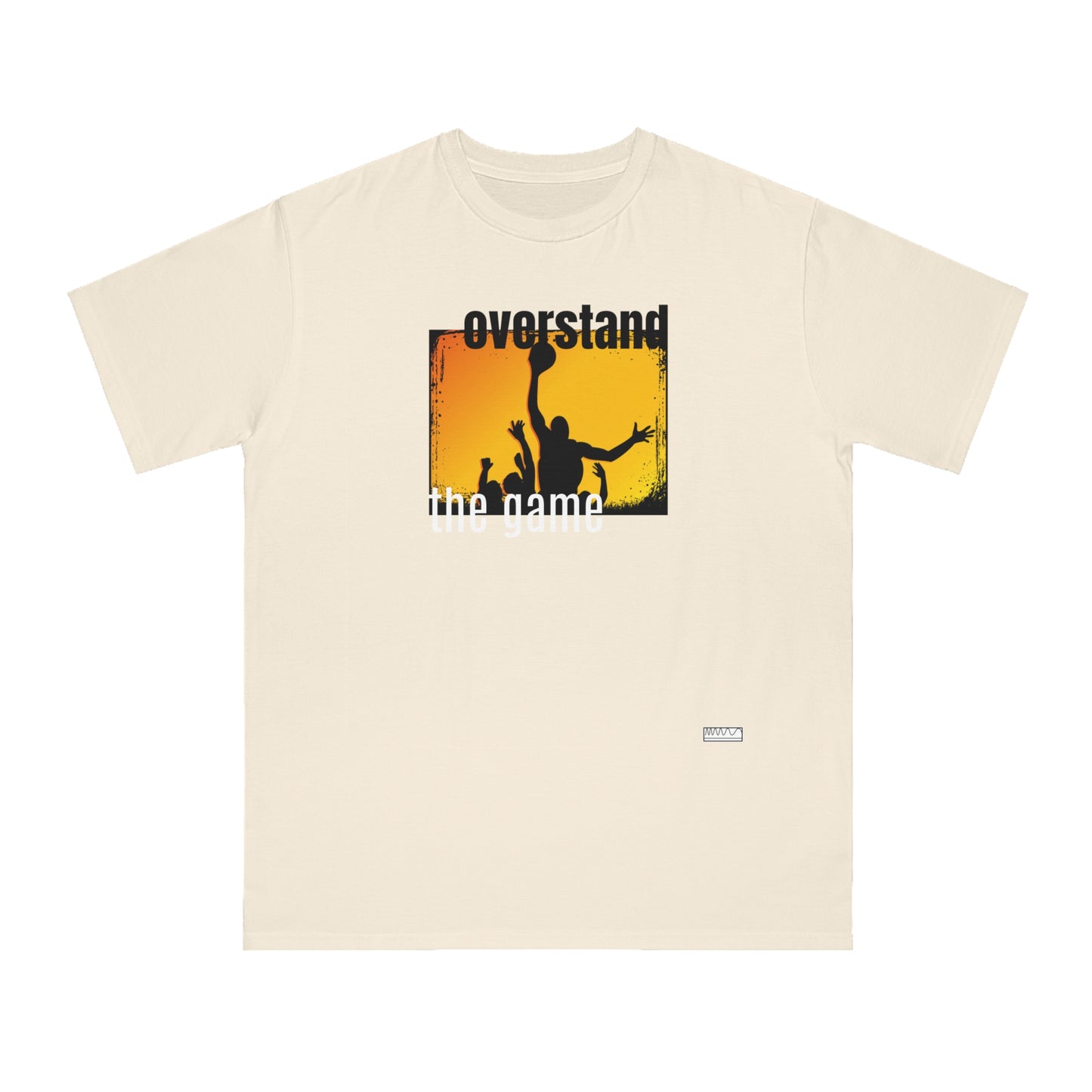 Unisex Cotton Overstand The Game Tee, Sustainable Sports Shirt