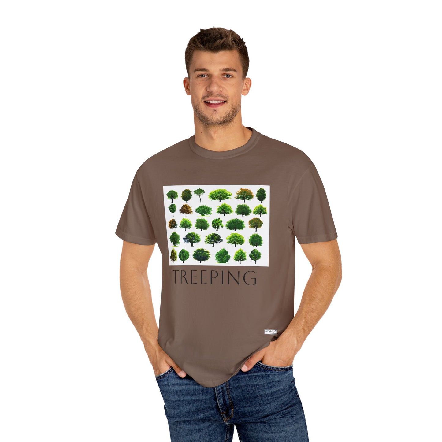 Unisex Cotton Treeping Tee, Sustainable Shirt