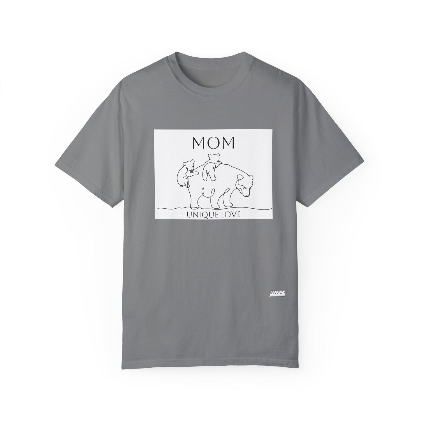 Unique Love Mom T-Shirt - Unisex Garment-Dyed Tee for Mother’s Day