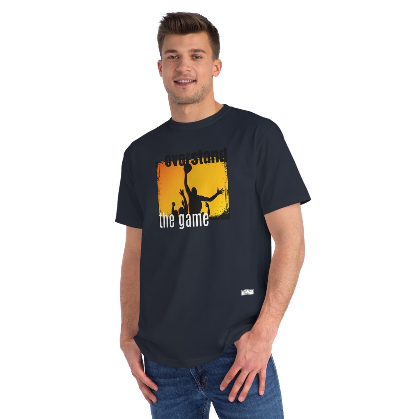 Unisex Cotton Overstand The Game Tee, Sustainable Sports Shirt