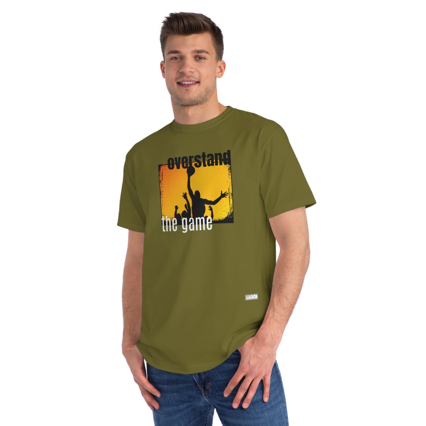 Unisex Cotton Overstand The Game Tee, Sustainable Sports Shirt