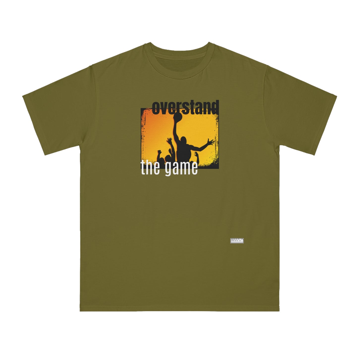Unisex Cotton Overstand The Game Tee, Sustainable Sports Shirt