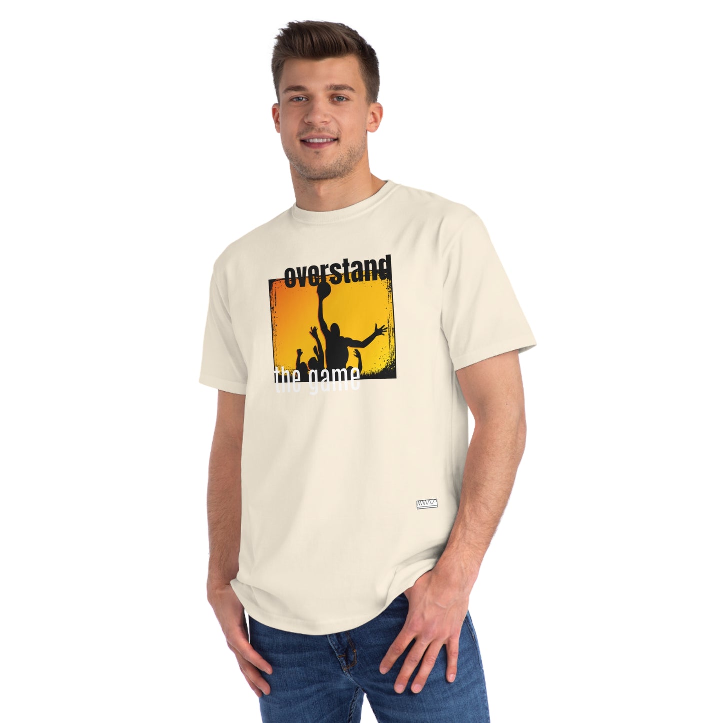 Unisex Cotton Overstand The Game Tee, Sustainable Sports Shirt