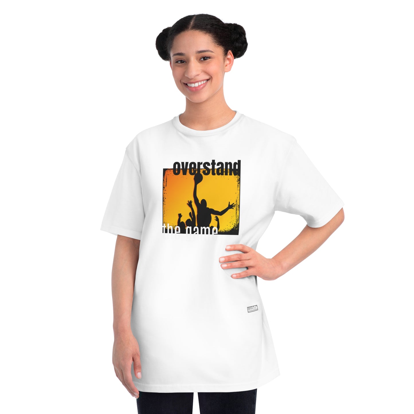 Unisex Cotton Overstand The Game Tee, Sustainable Sports Shirt