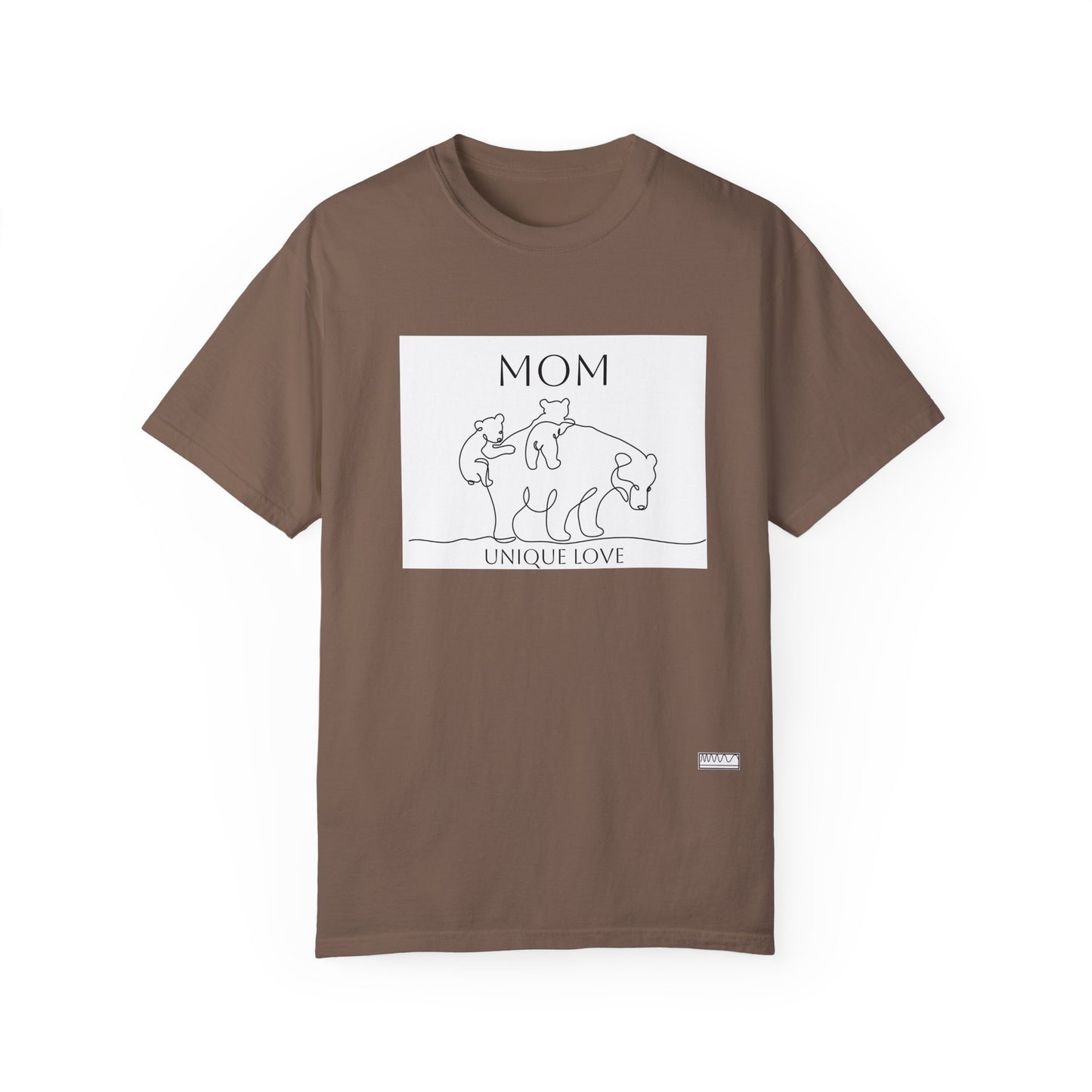 Unique Love Mom T-Shirt - Unisex Garment-Dyed Tee for Mother’s Day