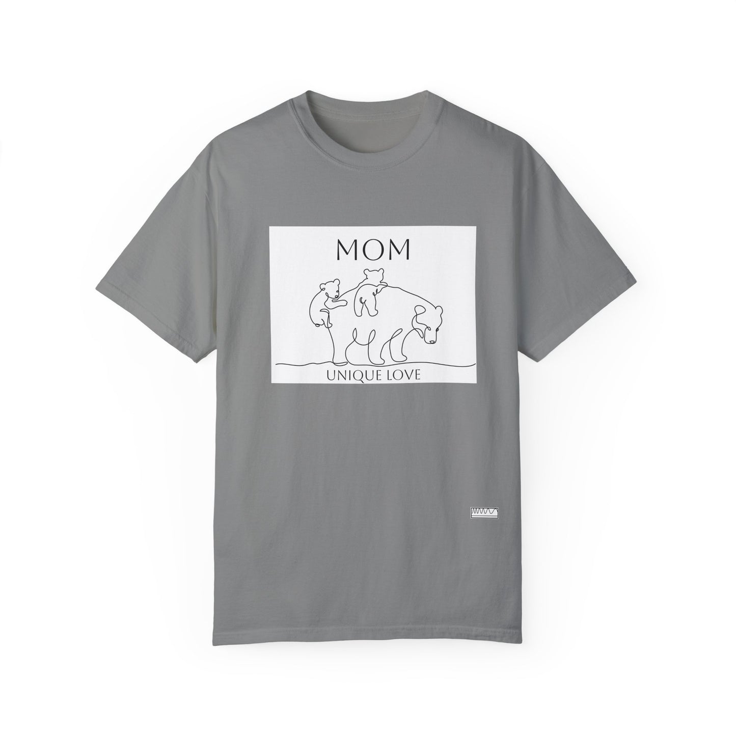 Unique Love Mom T-Shirt - Unisex Garment-Dyed Tee for Mother’s Day
