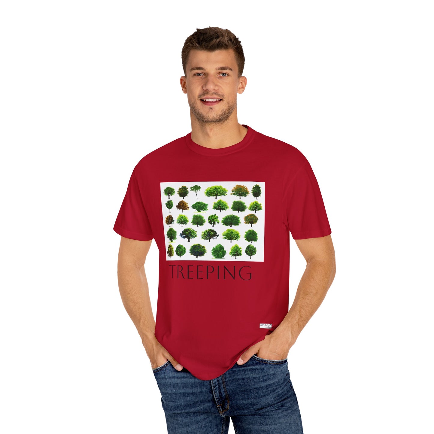 Unisex Cotton Treeping Tee, Sustainable Shirt
