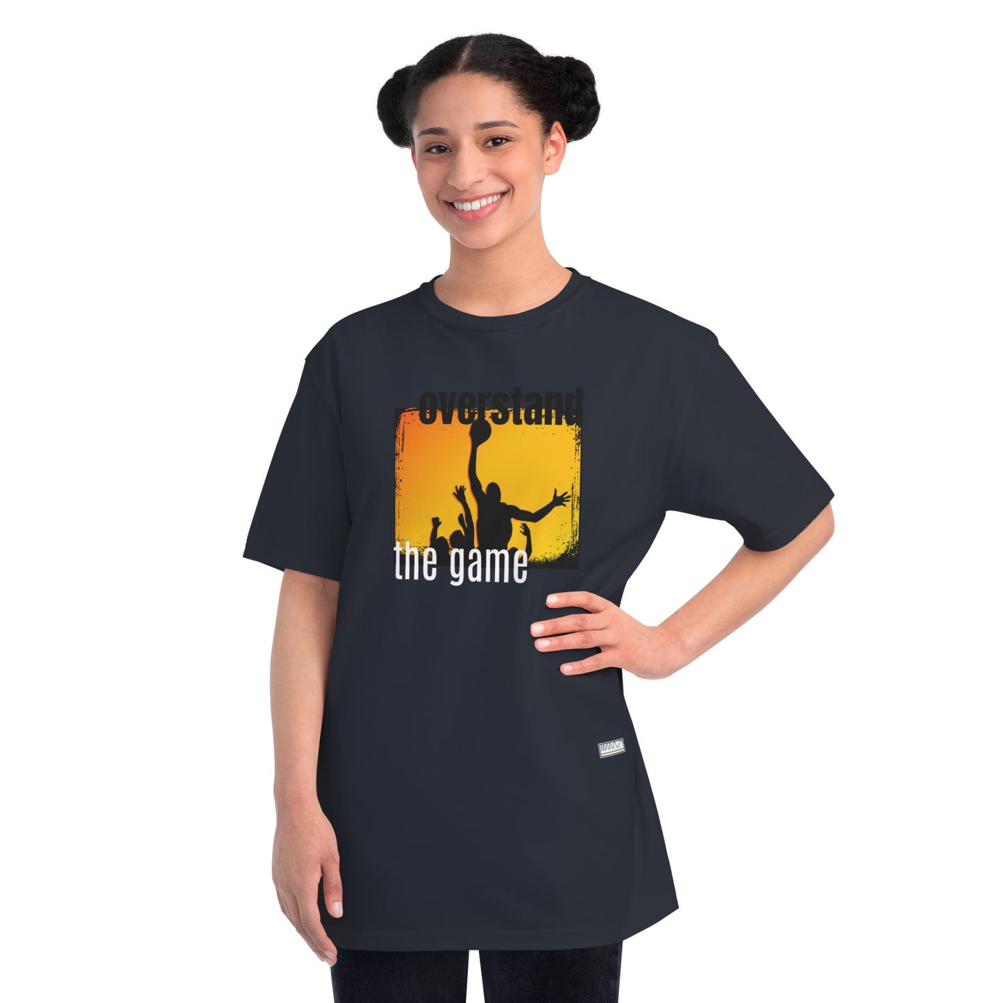 Unisex Cotton Overstand The Game Tee, Sustainable Sports Shirt