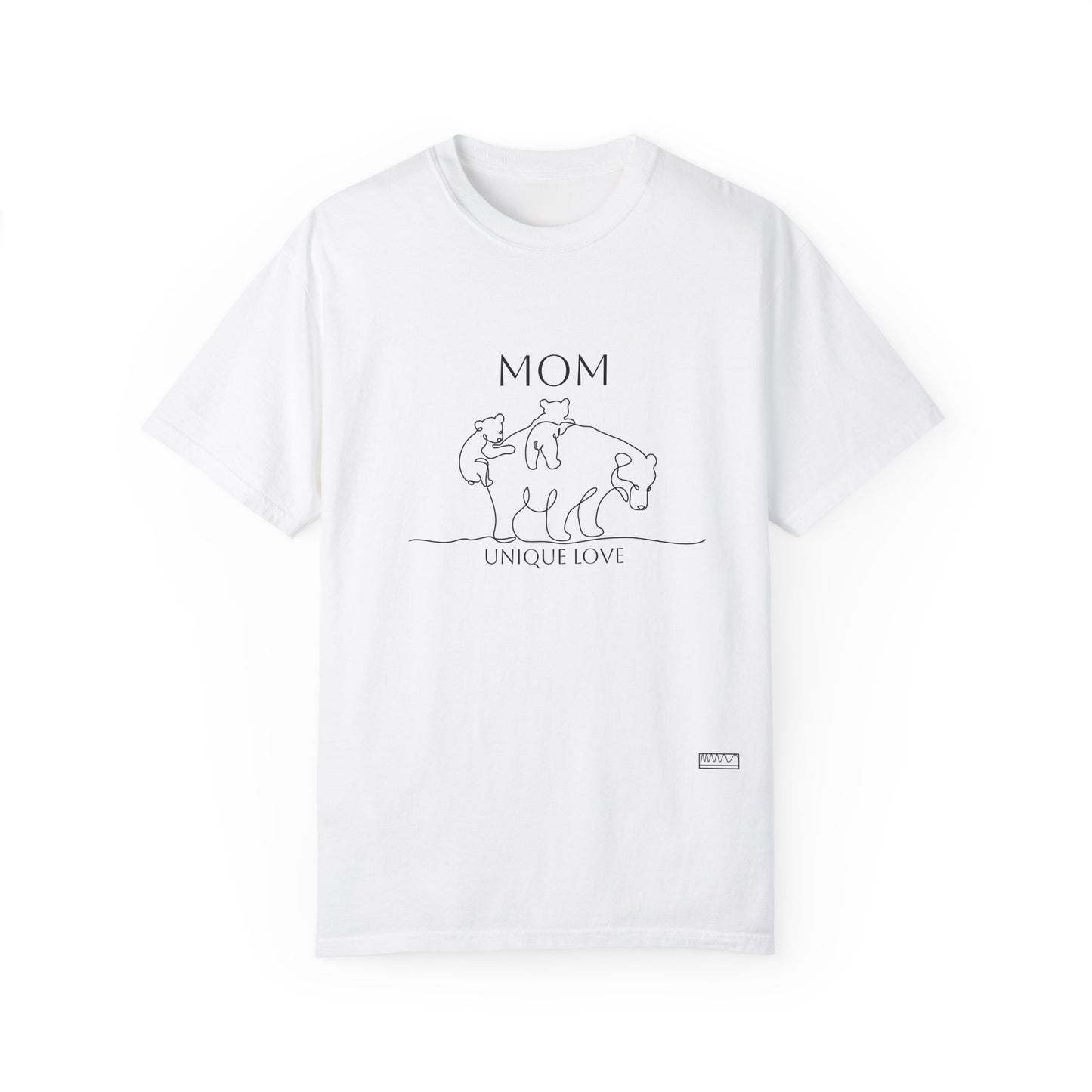 Unique Love Mom T-Shirt - Unisex Garment-Dyed Tee for Mother’s Day