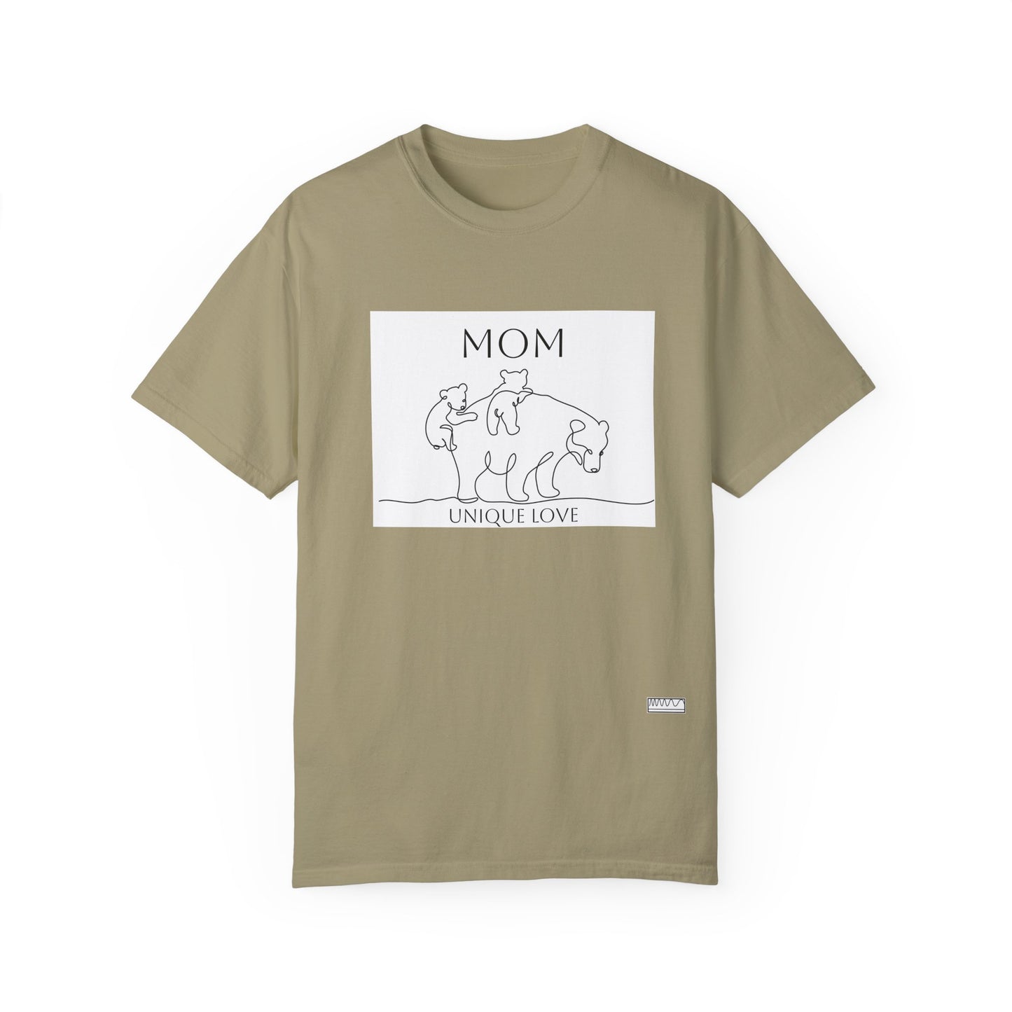 Unique Love Mom T-Shirt - Unisex Garment-Dyed Tee for Mother’s Day
