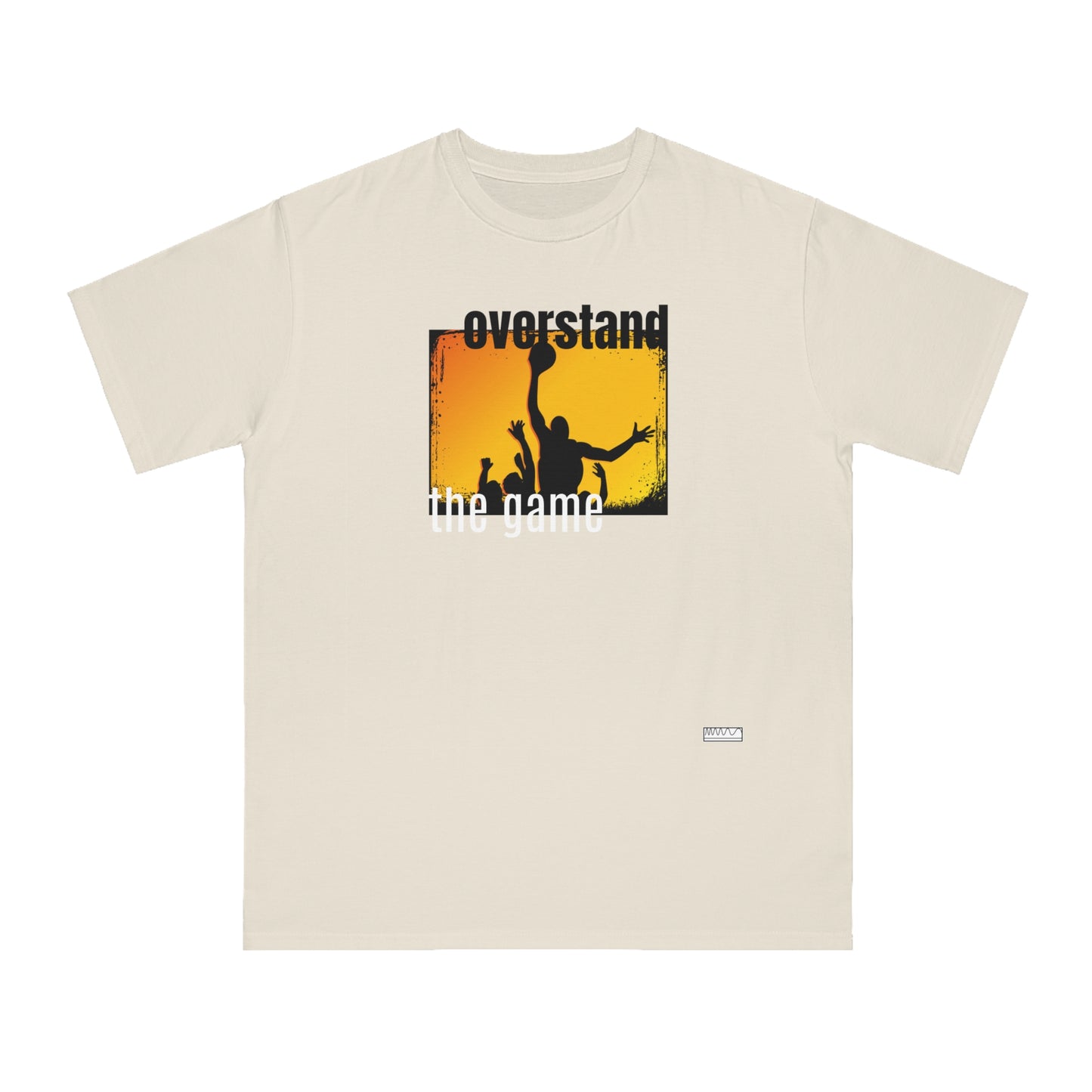 Unisex Cotton Overstand The Game Tee, Sustainable Sports Shirt