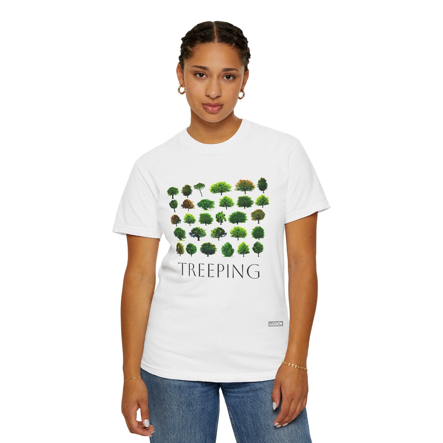 Unisex Cotton Treeping Tee, Sustainable Shirt