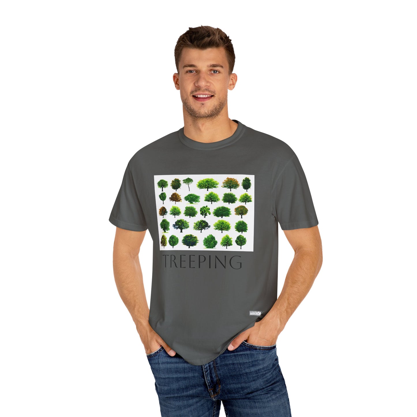 Unisex Cotton Treeping Tee, Sustainable Shirt