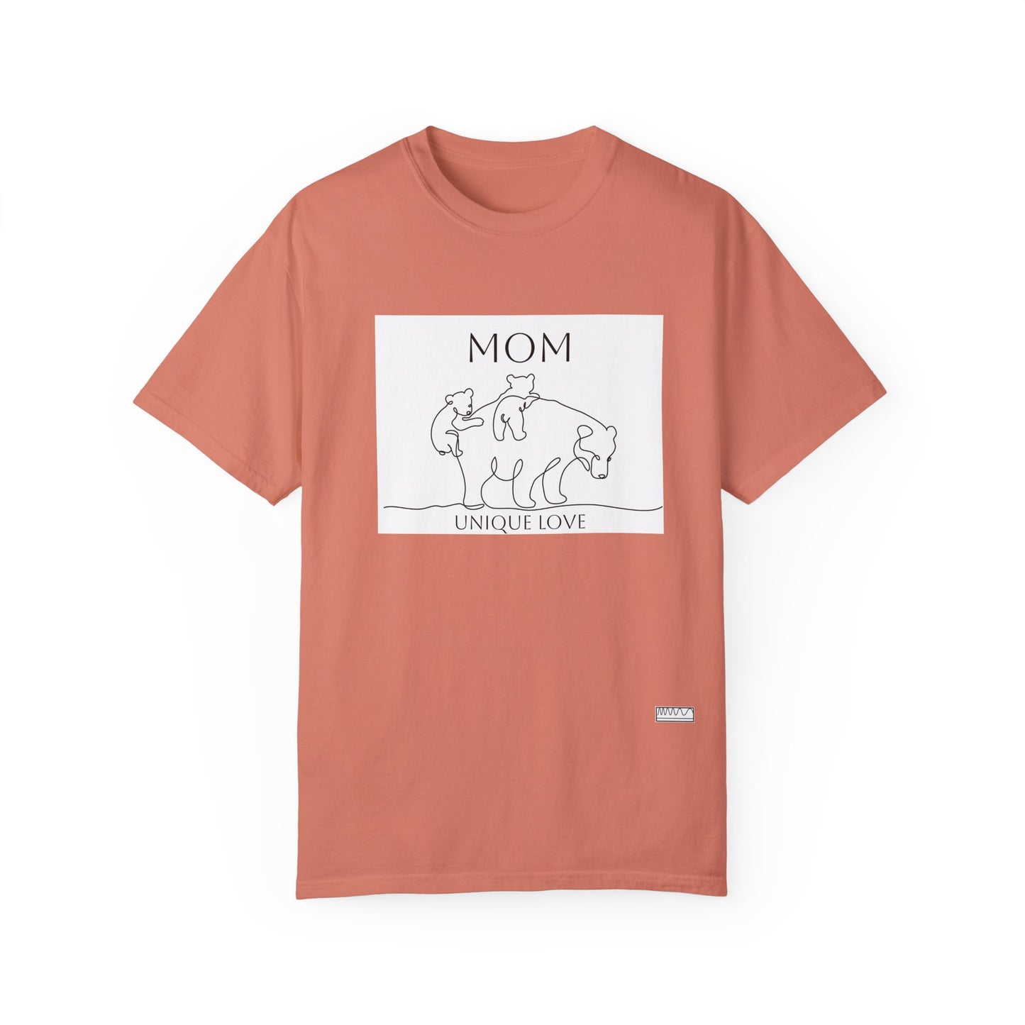 Unique Love Mom T-Shirt - Unisex Garment-Dyed Tee for Mother’s Day