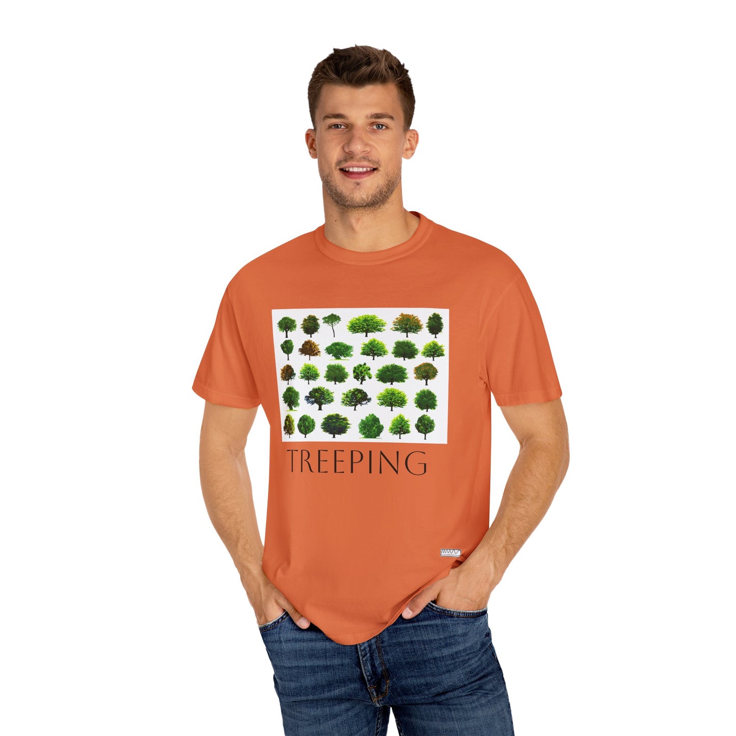 Unisex Cotton Treeping Tee, Sustainable Shirt