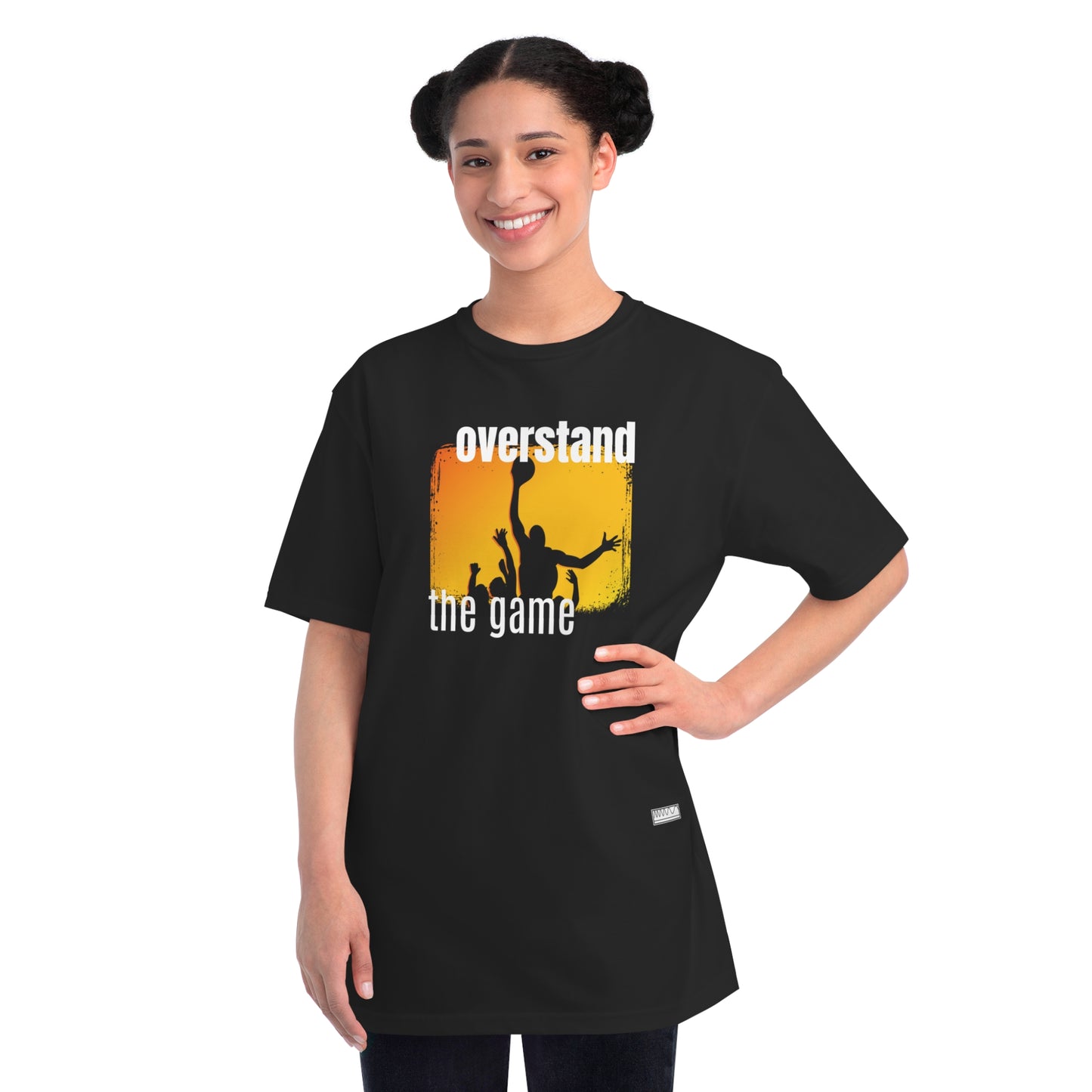 Unisex Cotton Overstand The Game Tee, Sustainable Sports Shirt