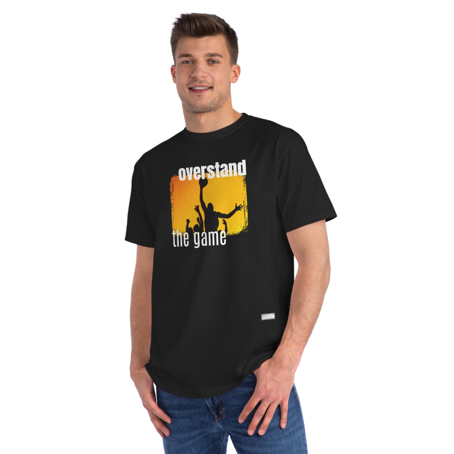 Unisex Cotton Overstand The Game Tee, Sustainable Sports Shirt