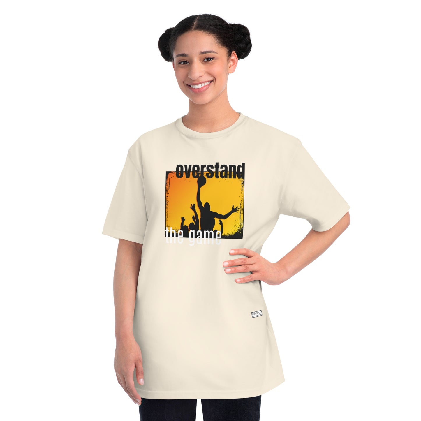 Unisex Cotton Overstand The Game Tee, Sustainable Sports Shirt