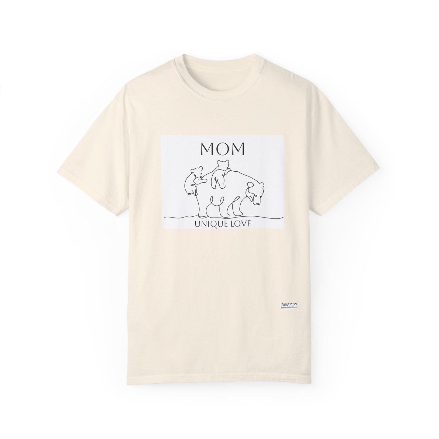 Unique Love Mom T-Shirt - Unisex Garment-Dyed Tee for Mother’s Day