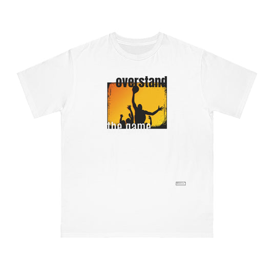 Unisex Cotton Overstand The Game Tee, Sustainable Sports Shirt